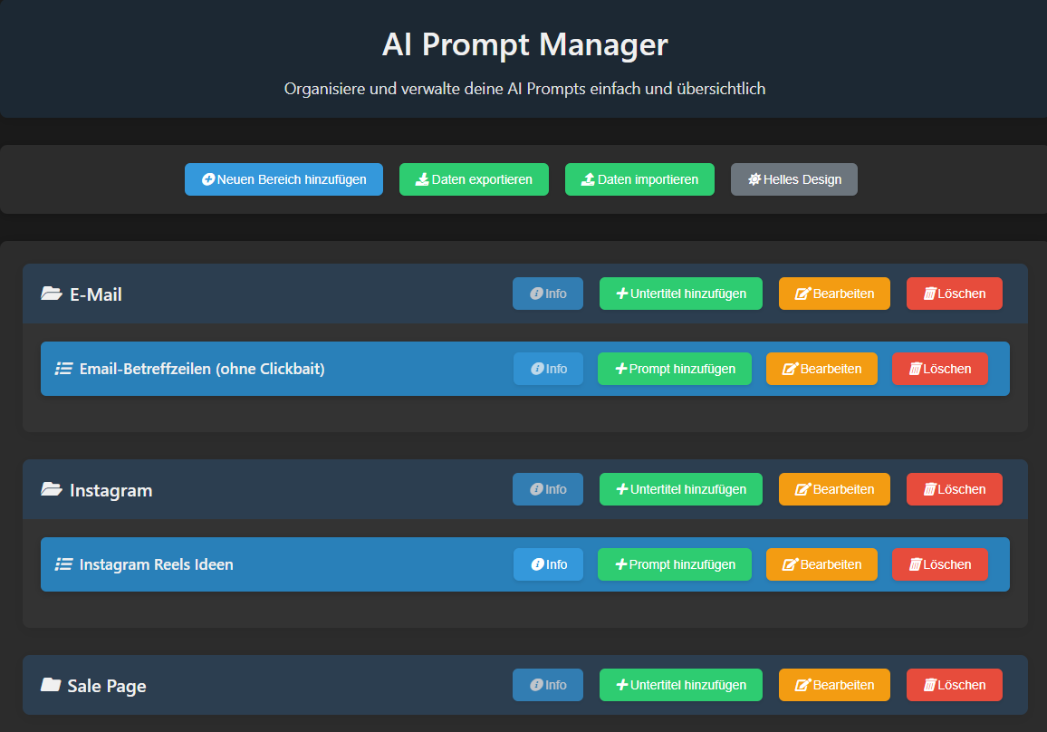AI Prompt Manager Cover